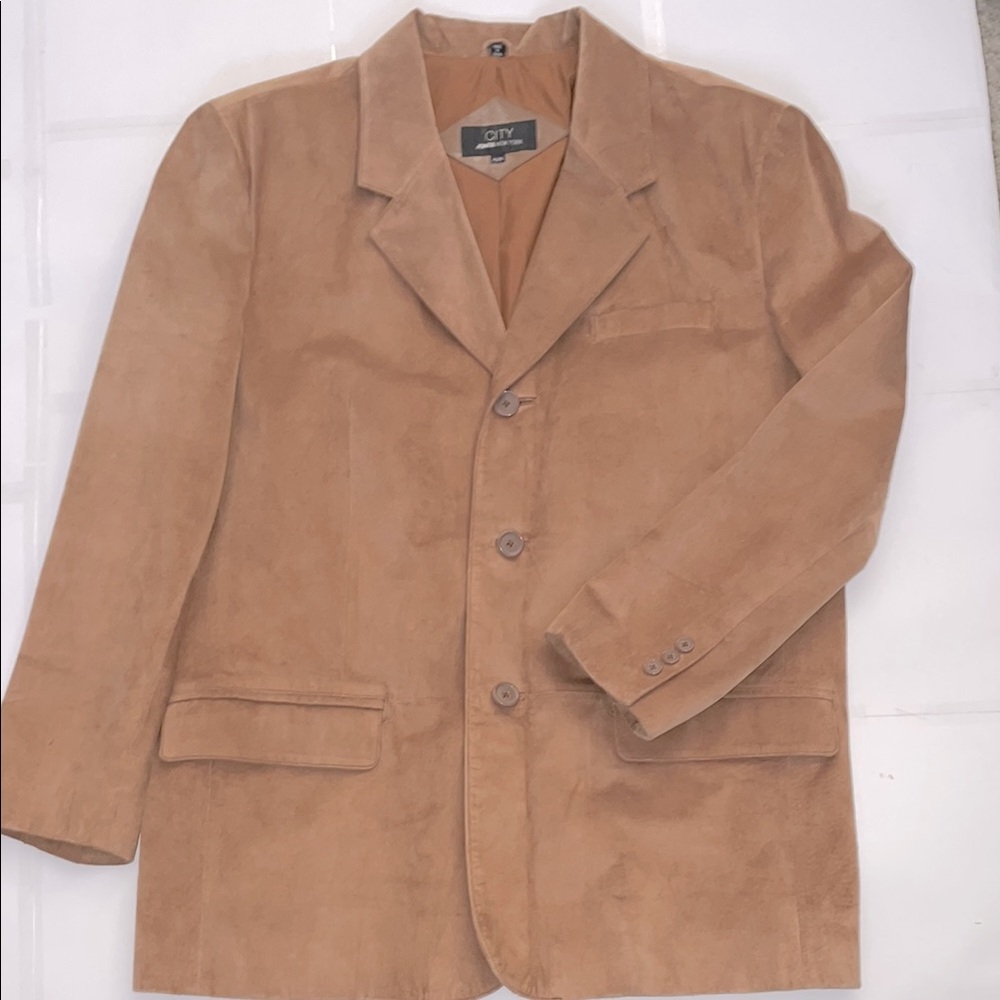 Jones New York, Vintage Leather/Suede Men’s Coat/Blazer